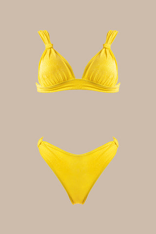 TRIANGOLO HEATHER GIALLO GLITTER