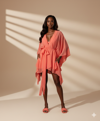 KIMONO BUTTERFLY CORALLO