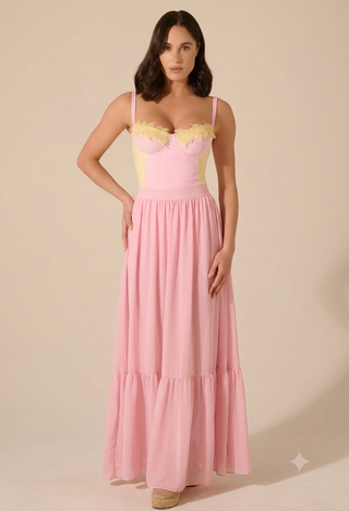 Gonna con Balza Rosa confetto