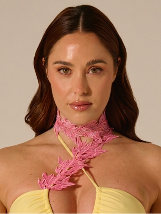 Chocker Pizzo Rosa