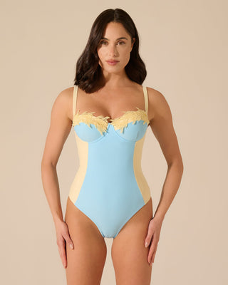 Bikini underwired Monica Floral with double slip