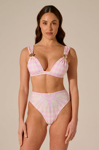Bikini Luce vita alta Rosa Confetto