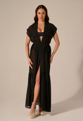 Gilet Conchiglia Nero