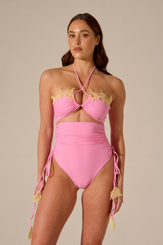Bikini underwired Monica Floral with double slip