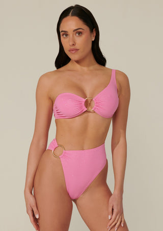 Bikini monospalla Gigi Rosa barbie