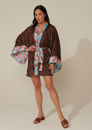 Kimono Giappo Leopardato