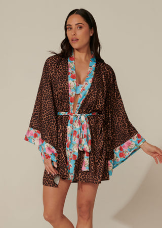 Kimono Giappo Leopardato