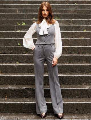 Set 3 pezzi Miranda Gessato Grey