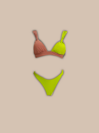 TRIANGOLO HEATHER LIME