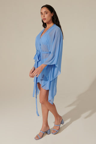 BUTTERFLY KIMONO SKY LIGHT BLUE